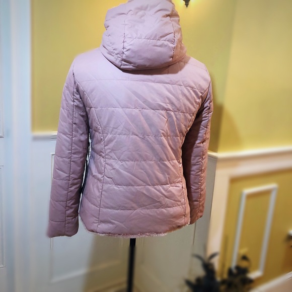 NWOT- Rose Reversible Faux Fur Jacket - Picture 6 of 8